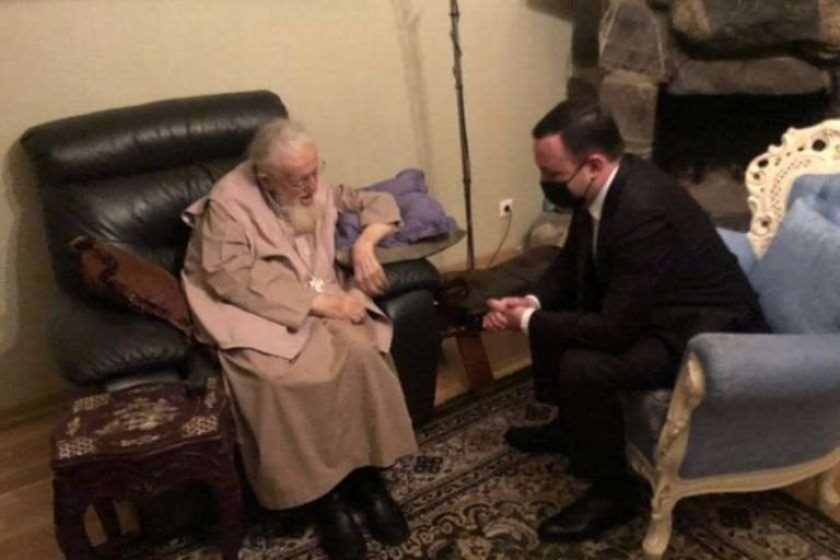 ირაკლი ღარიბაშვილი ილია მეორეს შეხვდა