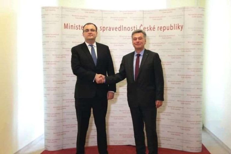 რატი ბრეგაძე ჩეხეთის იუსტიციის მინისტრს შეხვდა