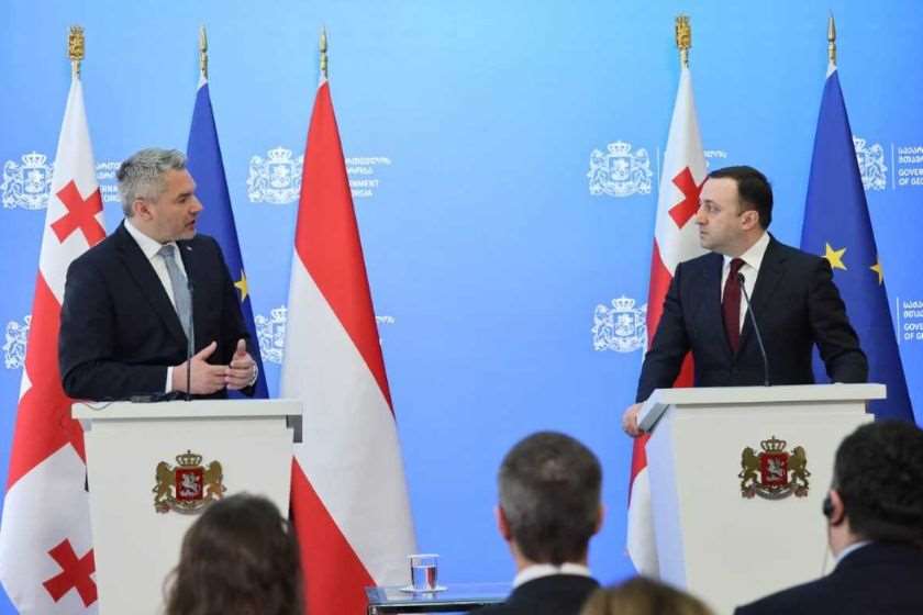 ავსტრიის კანცლერი საქართველოში