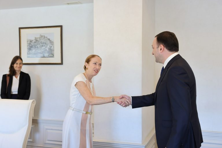 კელი დეგნანის და ირაკლი ღარიბაშვილი დამშვიდობება