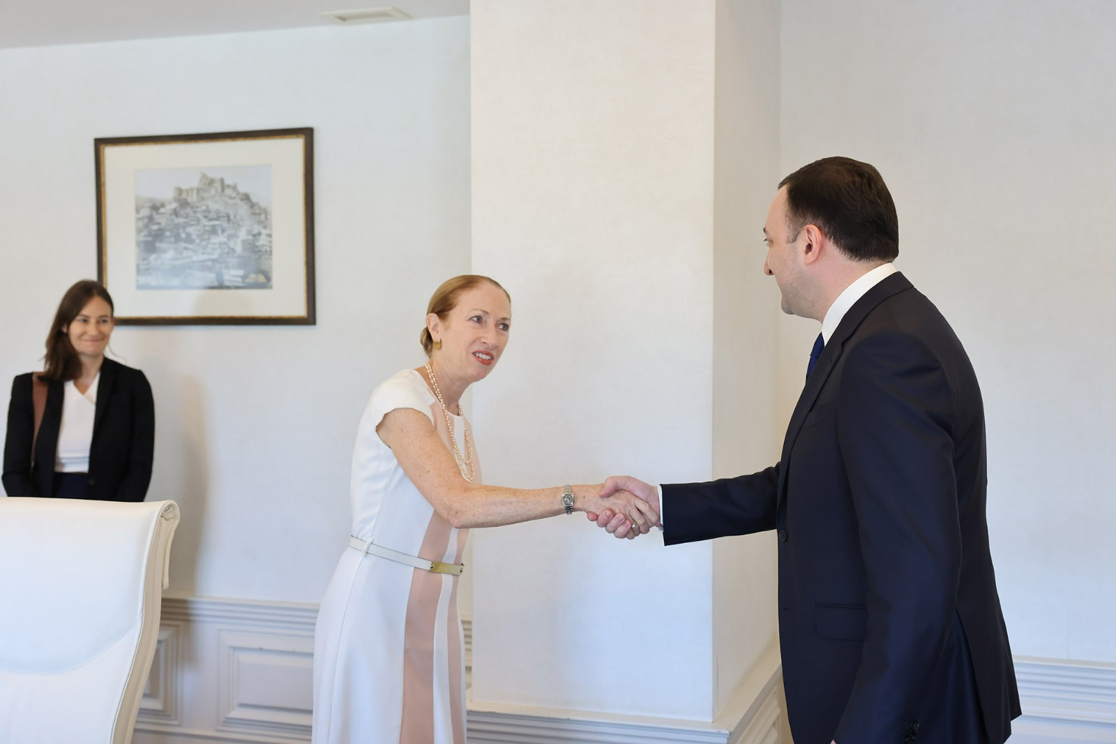 კელი დეგნანის და ირაკლი ღარიბაშვილი დამშვიდობება