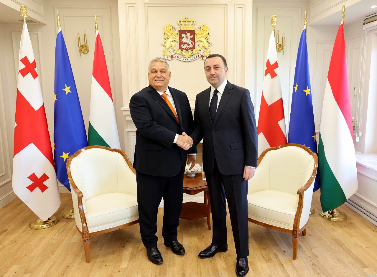 ირაკლი ღარიბაშვილი ვიქტორ ორბანს შეხვდა