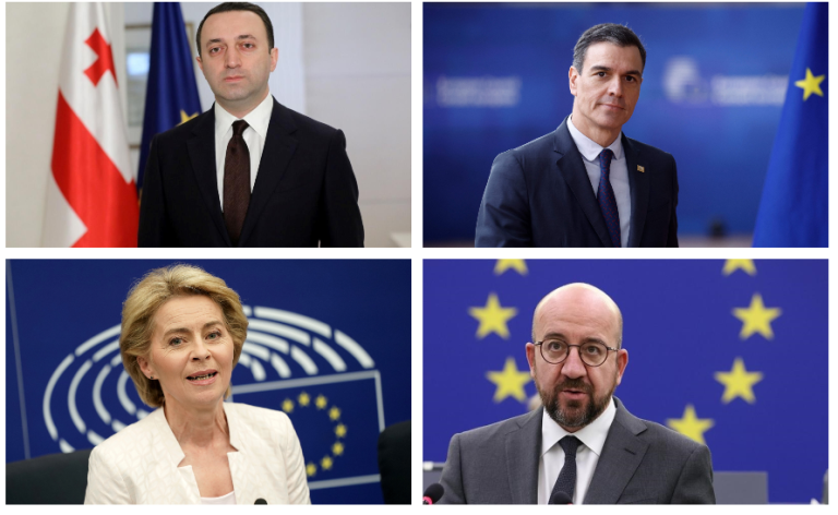 ირაკლი ღარიბაშვილის წერილი ურსულა ფონ დერ ლაიენს, შარლ მიშელსა და პედრო სანჩეზს