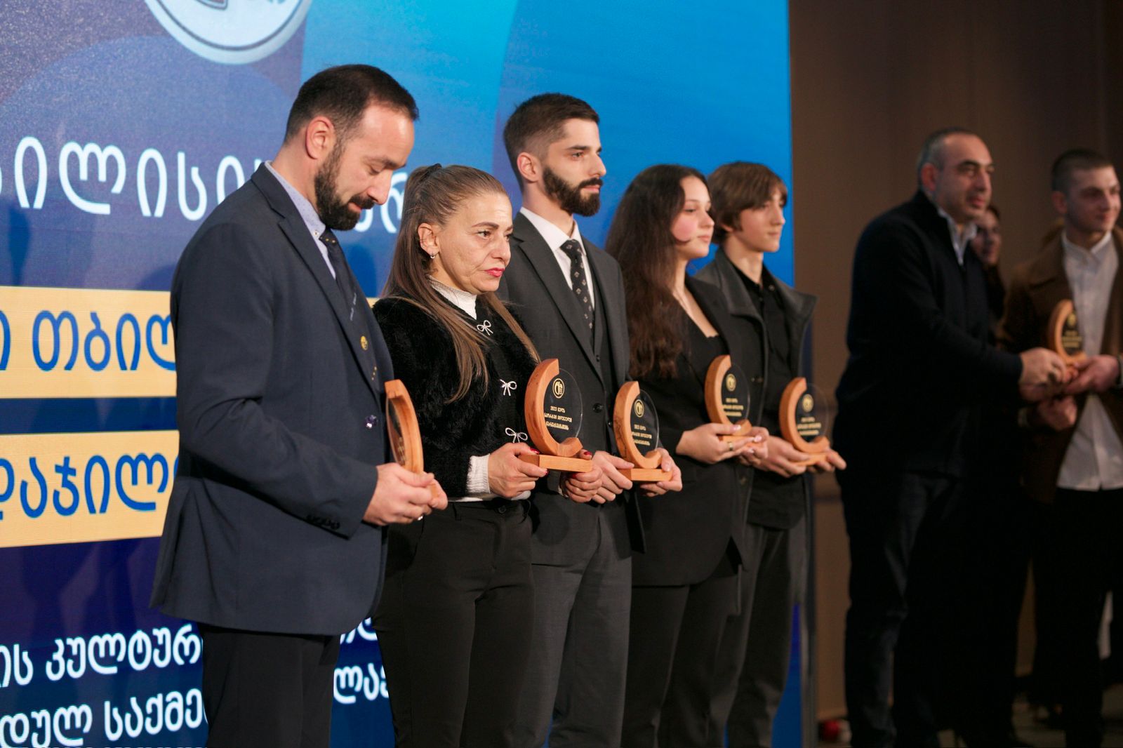 სპორტსმენების დაჯილდოება