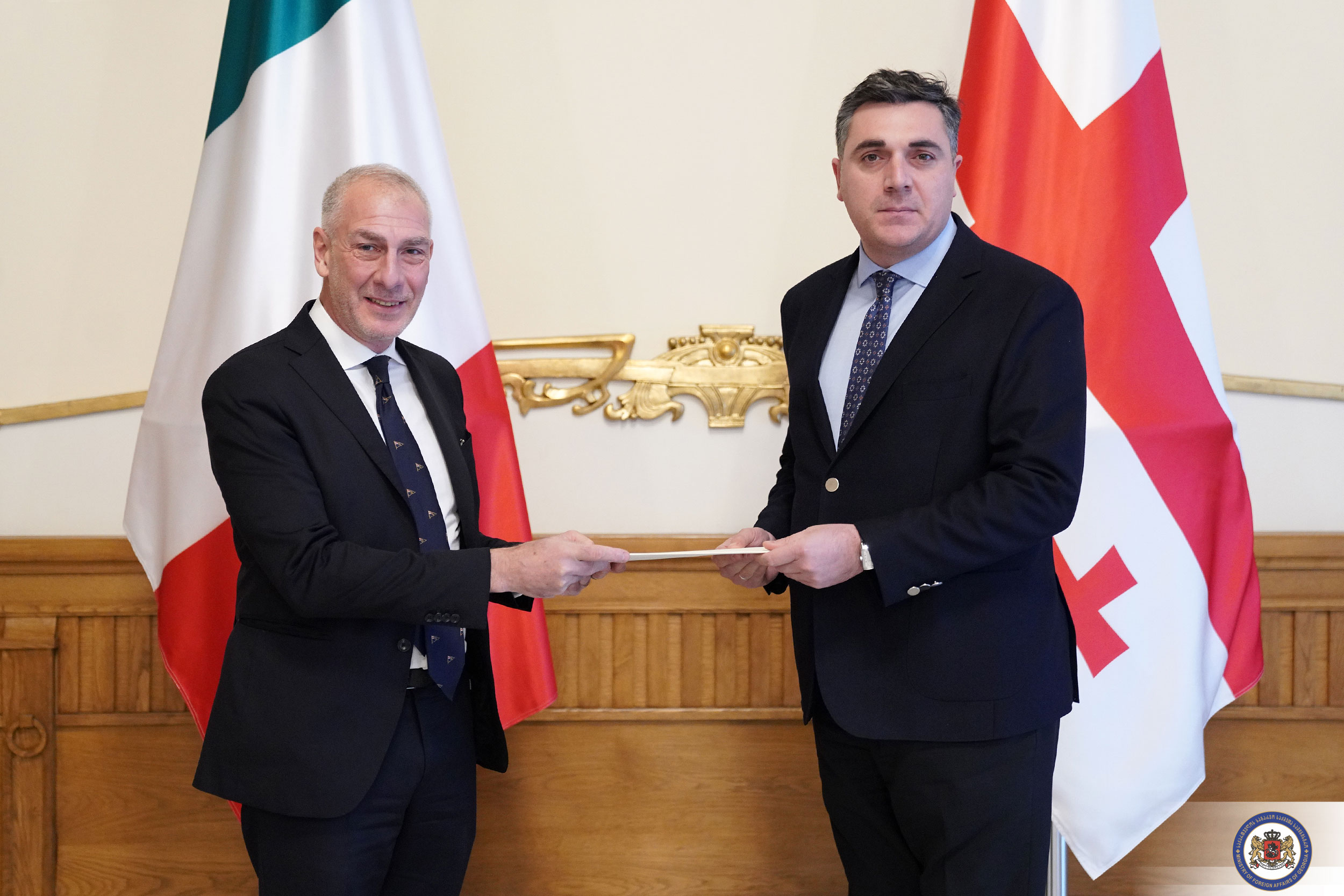 იტალიის ახალი ელჩი საქართველოში
