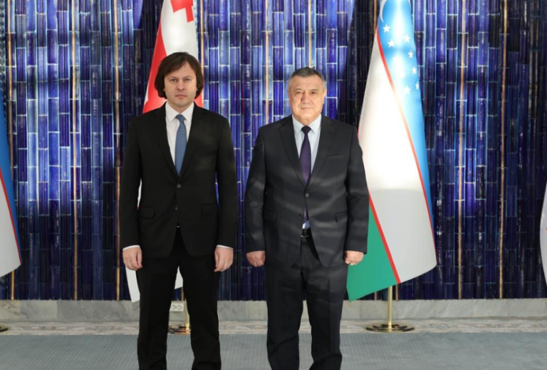 ირაკლი კობახიძე უზბეკეთის ოლი მეჯლისის საკანონმდებლო პალატის სპიკერს შეხვდა